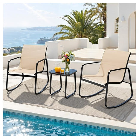 3 Piece Patio Furniture Set