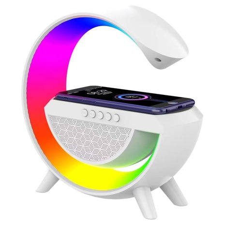 Table Lamp With Bluetooth Speaker, Alarm Clock & Charger