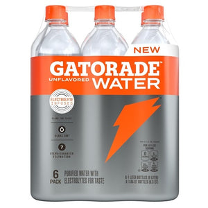 6-Pack Gatorade Water Bottles (1L)