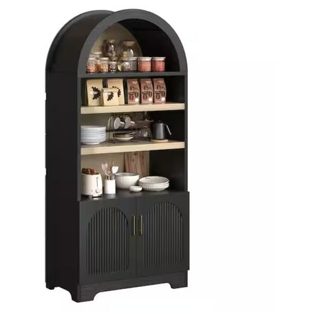71" Bestier Arched Pantry Cabinet With Doors
