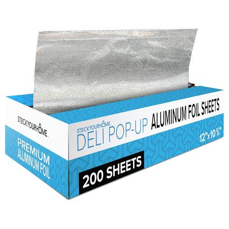 200 or 500 Pre-Cut Aluminum Foil Sheets On Sale