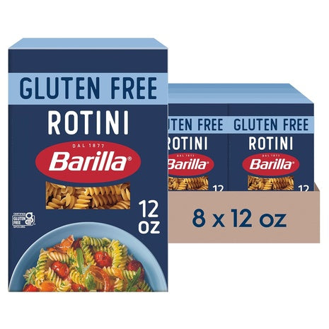 8 Boxes Barilla Gluten Free Rotini Pasta