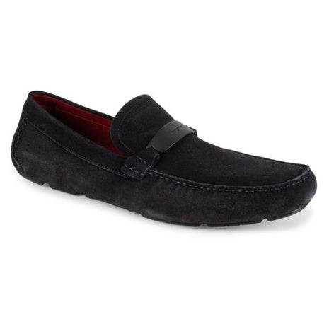 Ferragamo Light Suede & Leather Loafers