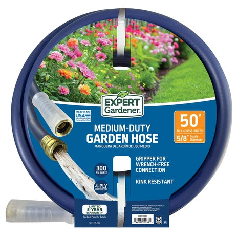 50FT Expert Gardener Medium Duty Garden Hose