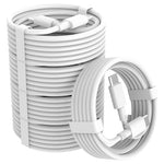 5-Pack 3Ft 65W USB-C Charging Cable
