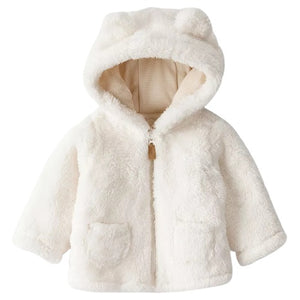 Baby Carter's Sherpa Hooded Long-Sleeve Sweater