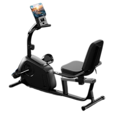 Recumbent Exercise Bike With 16-level Resistance & Adjustable Seat
