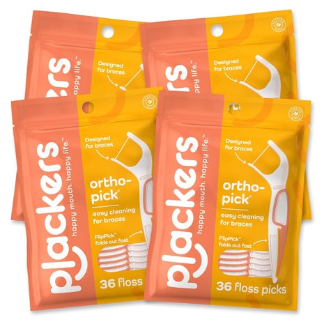 144 Plackers Orthopick Braces Floss Picks
