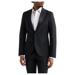 Open Edit Men's Peaked Lapel Stretch Wool Blend Tuxedo Jacket