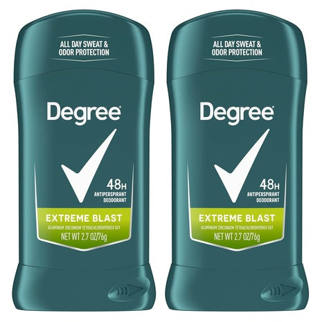 2 Degree Men Extreme Blast Antiperspirant Deodorant Sticks
