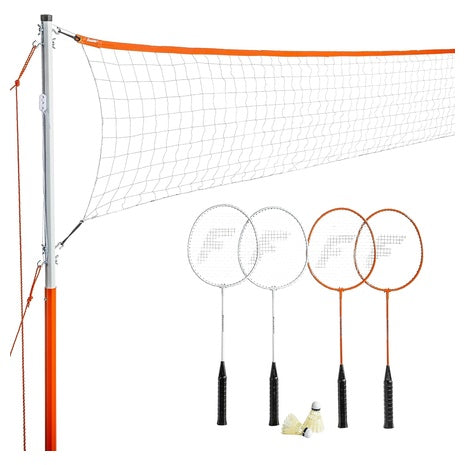Franklin Sports Badminton Net Set W/ (4) Rackets And (2) Birdies
