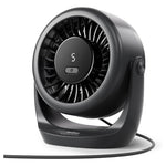 5 Speed USB Desk Fan with LED Display