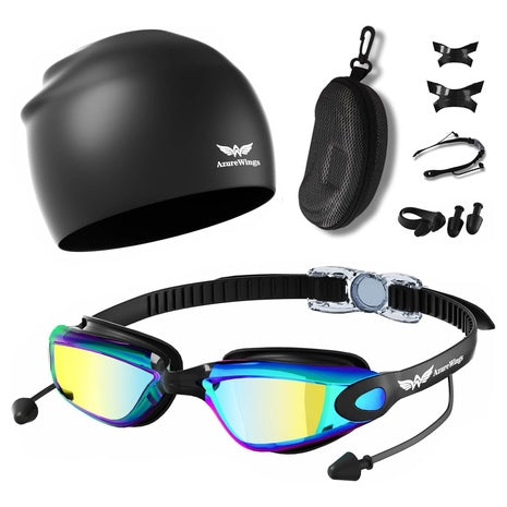 7-in-1 Swim Goggles and Cap Set (8 Colors)