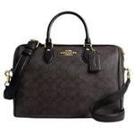 Coach Women's Rowan Large Satchel Bag In Signature Canvas