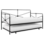 DHP Metal Daybed with Trundle (Twin/Twin)