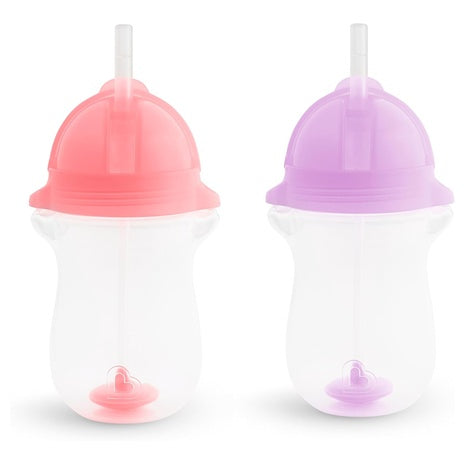 2 Munchkin Any Angle Weighted Straw Cups (2 Colors)
