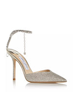 Immy Choo Saeda 100 Glitter Pumps