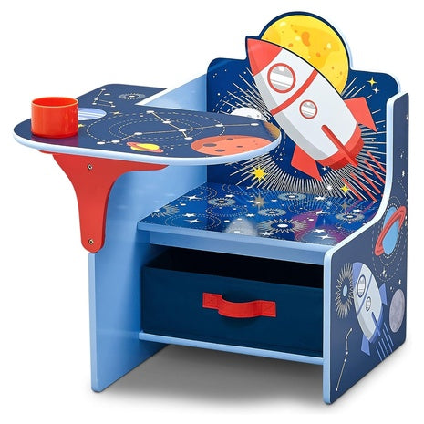 Delta Children Space Adventures Chair Desk with Storage Bin