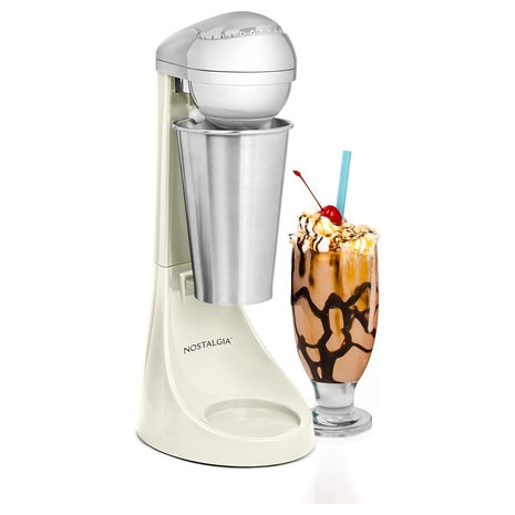 Nostalgia Two-Speed Electric Milkshake Maker and Drink Mixer