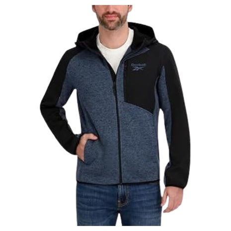 Reebok Men's Full Zip Hooded Sweater Fleece Jacket (Various)