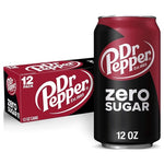12 Cans Dr Pepper Zero Sugar