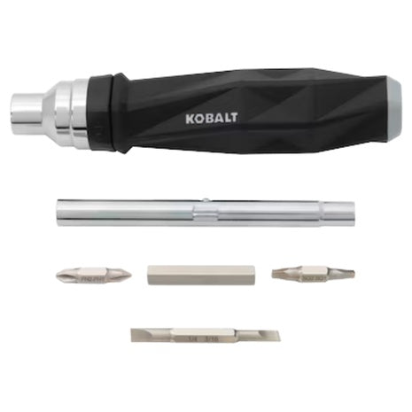 10-Piece Kobalt 4" Magnetic Ratcheting Multi-Bit Replaced Screwdriver Set