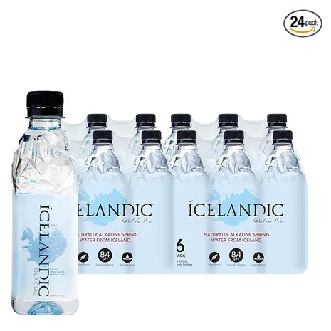 24 Bottles Icelandic Glacial Natural Spring Water