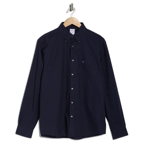 Navy Button-Down Shirt