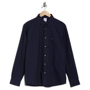 Navy Button-Down Shirt