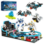 1,293 Piece Space Roller Coaster STEM Building Set