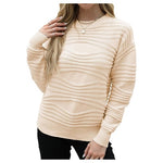 Women's Chunky Knit Crewneck Sweater