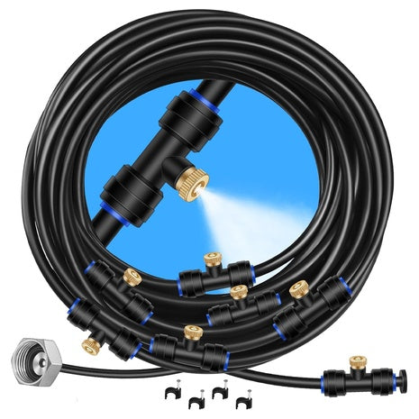 75-Ft Misting System with 28 Brass Mist Nozzles