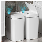2-Pack 2.7-Gal Motion Sensor Automatic Smart Trash Can W/ Lid