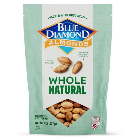 Blue Diamond Whole Natural Almonds (OK, 8 oz)