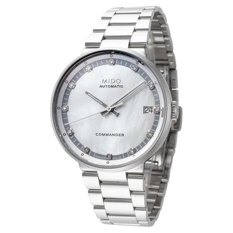 Mido Women's Commander II 33mm Mother-of-Pearl Dial Automatic Watch