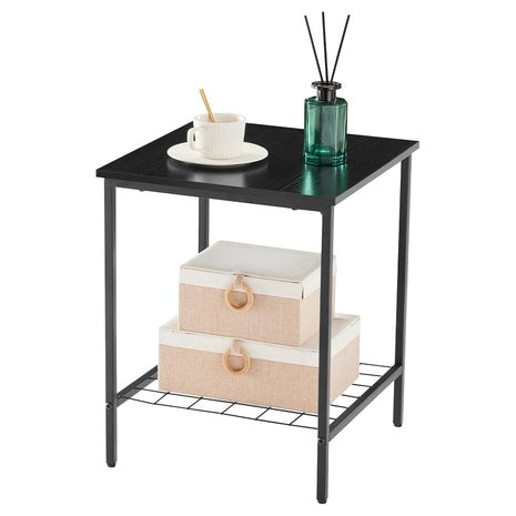 End Table with Shelves