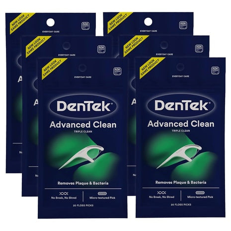 120 DenTek Advanced Clean Floss Picks