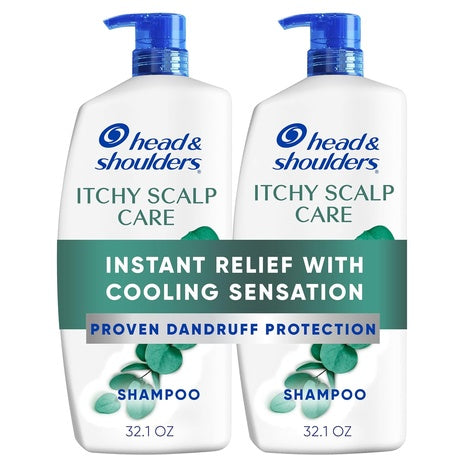 2 Eucalyptus 2-in-1 Anti-Dandruff Shampoo & Conditioner Bottles (32.1oz)