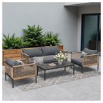 4-Piece Grand Patio Outdoor Conversation Set