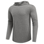 Men's Lightweight Long Sleeve Pullover Hoodie