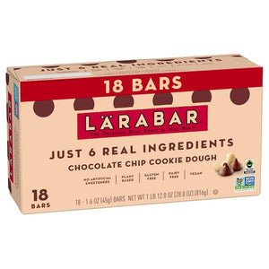 Pack of 18 Larabar Chocolate Chip Cookie Dough