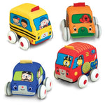 K's Kids Pull-Back Town Vehicle Set