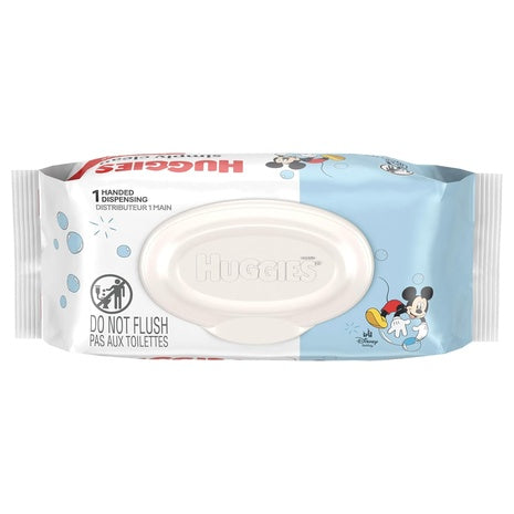 64 Huggies Simply Clean Unscented Baby Diaper Wipes