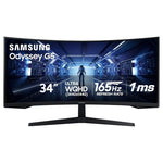 34" Samsung Odyssey G5 Ultra Wide 1000R Curved Screen Gaming Monitor