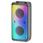 Bluetooth Party Speaker with Subwoofer & LED Lights