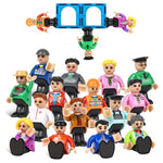 15 Magnetic People Figures For Magnetic Tiles