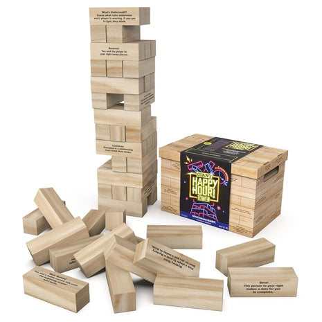 Giant Jumbling Wooden Blocks Game