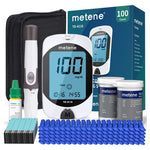 Metene Blood Glucose Monitor Kit With 100 Test Strips