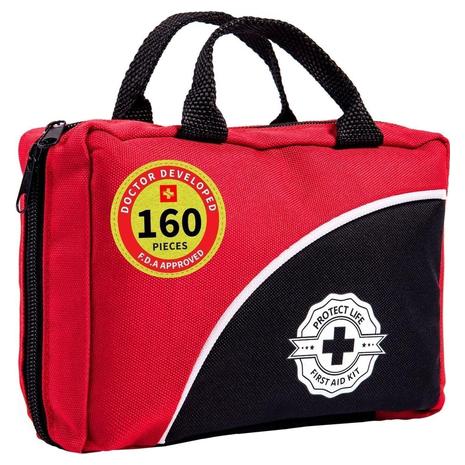 160-Piece First Aid Travel Kit