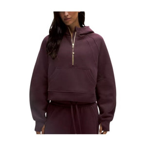 Women's Scuba Oversized Half-Zip Hoodie